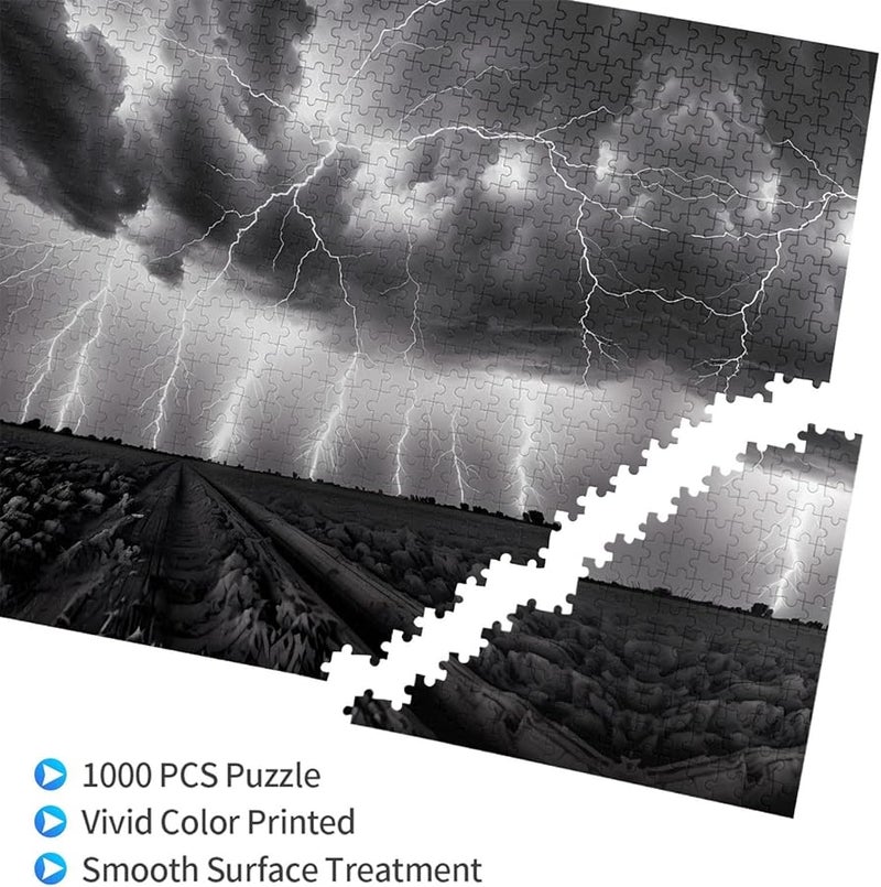 Phayah 1000 قطعة لغز للأشخاص البالغين ديكور المنزل 29.5 × 19.7 بوصة - Image 2